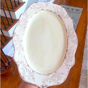 Stunning Cream Serving Plate